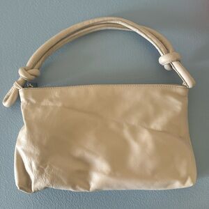 ST.AGNI knotted leather shoulder bag